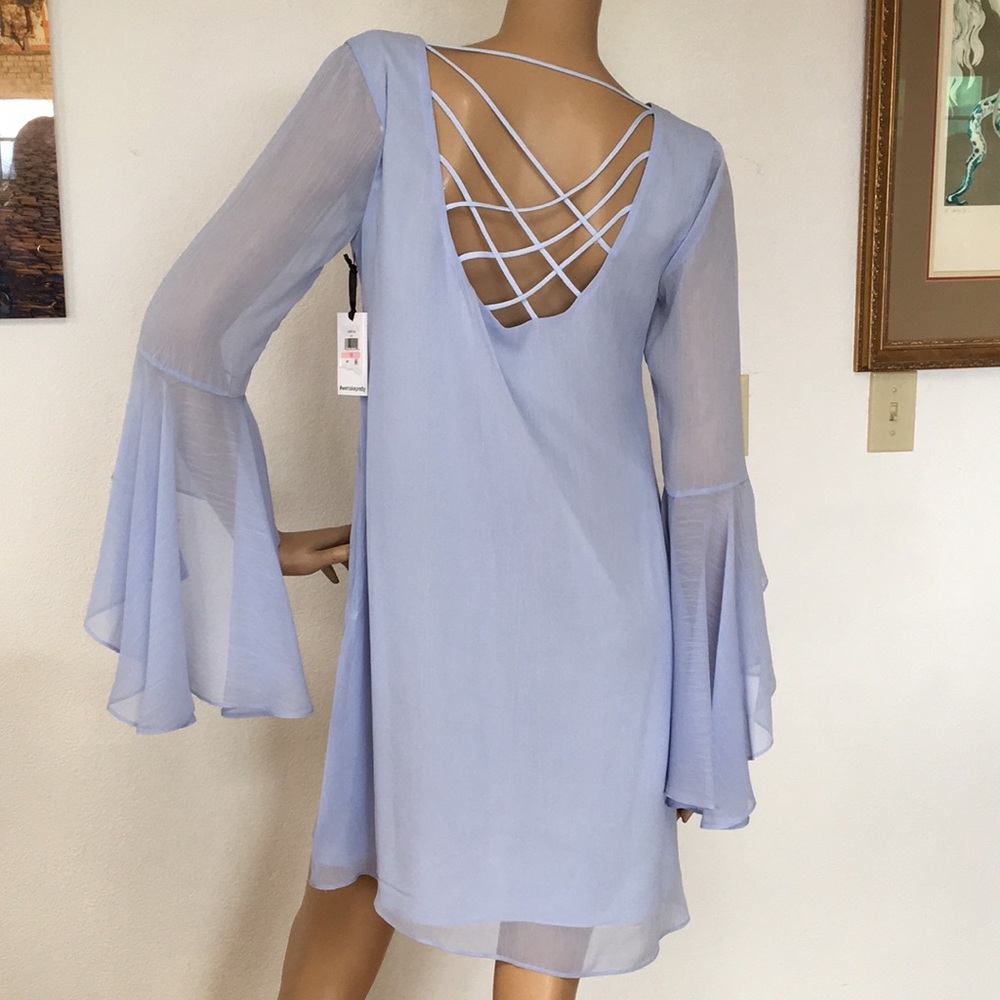 NWT Kenzie Lavender Chiffon Dress 10
